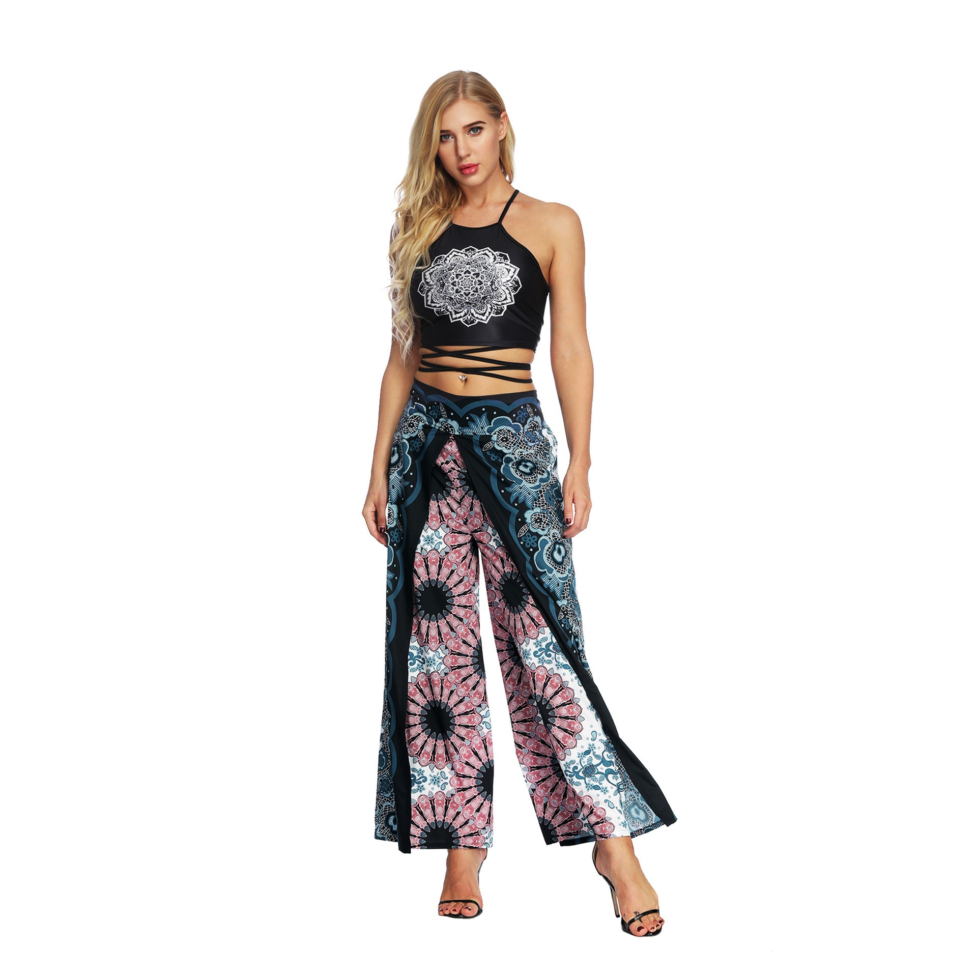 Pantalon Large Boho Yoga Thaïlandais — 7 Motifs — Tailles S/M & L/XL