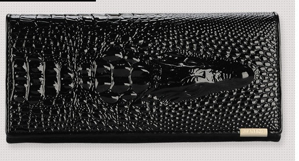 Portefeuille Long Cuir Véritable Femme — Zippé Grande Capacité — 4 Coloris