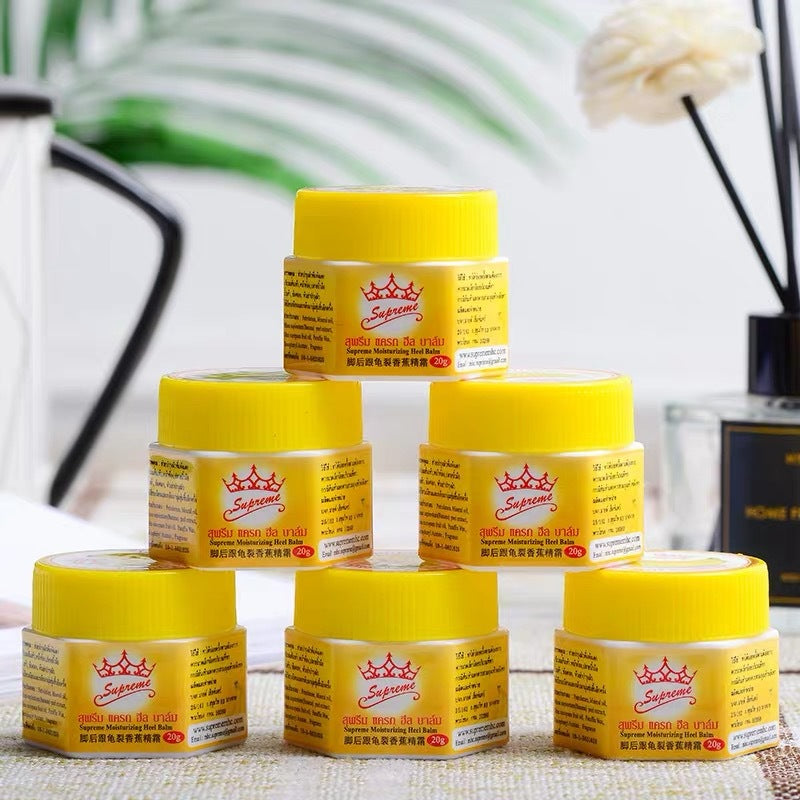 Crème à la Banane Thaïe — Anti-Craquelures Mains & Talons — Format Pocket 20g