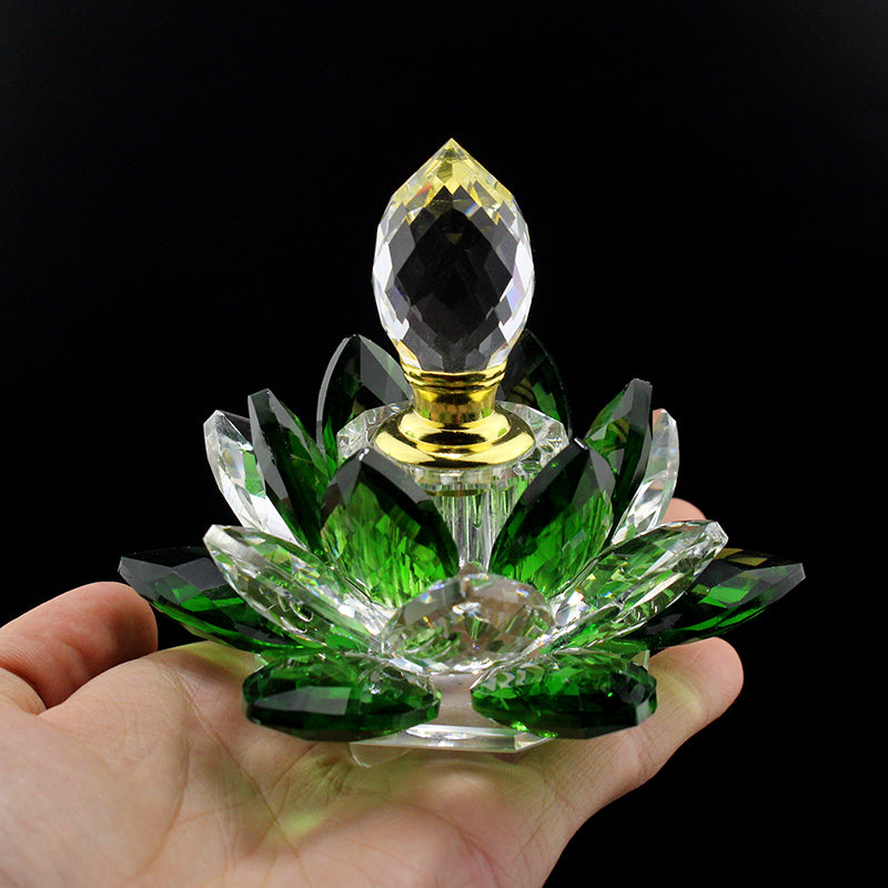 Décoration en Verre Forme Lotus Thaïe — 4 Coloris — Objet d'Art & Cadeau