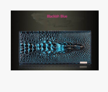 Portefeuille Long Cuir Véritable Femme — Zippé Grande Capacité — 4 Coloris