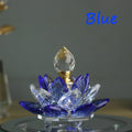 Décoration en Verre Forme Lotus Thaïe — 4 Coloris — Objet d'Art & Cadeau