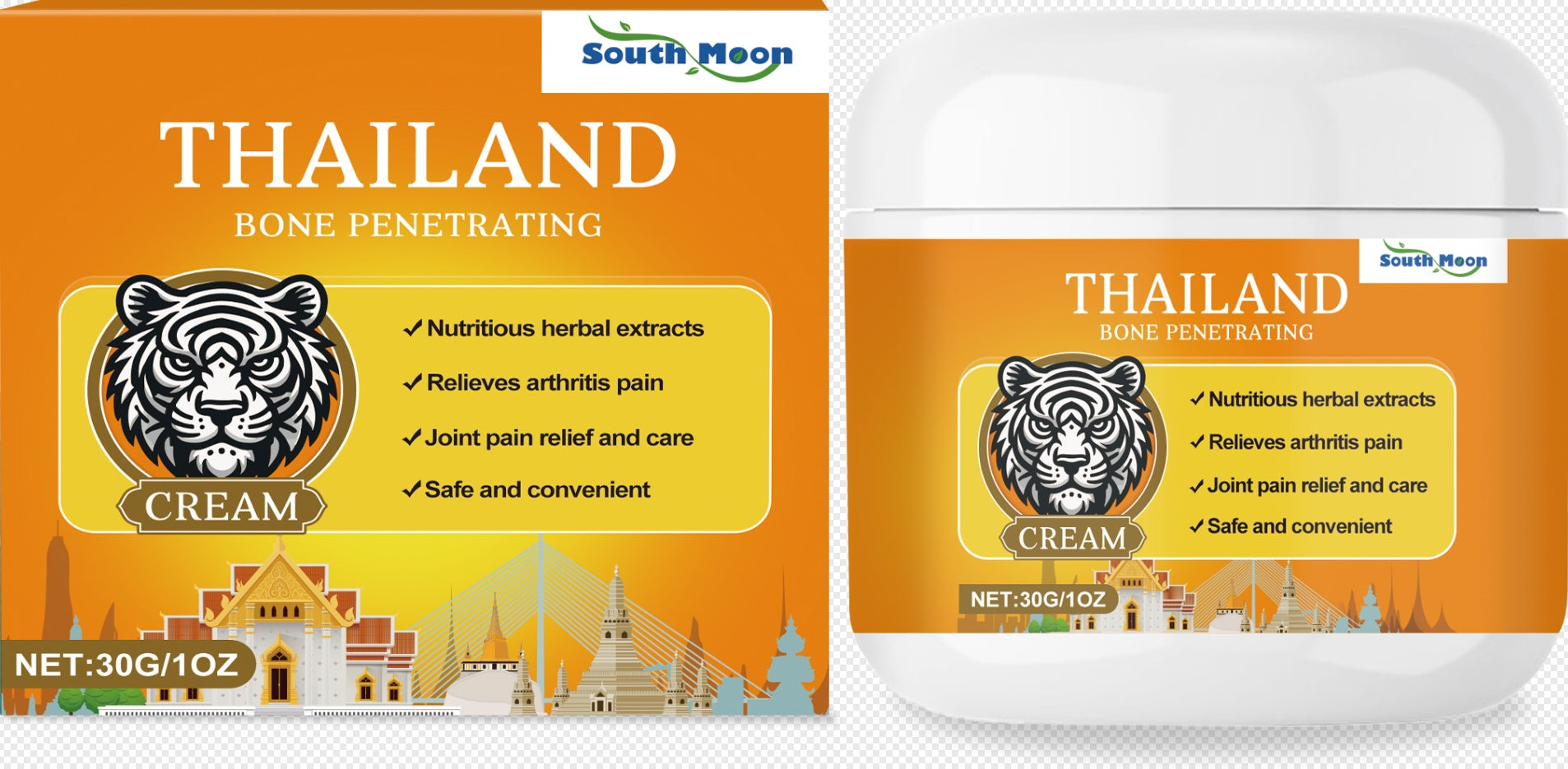 Baume Apaisant aux Herbes Thaïes — Muscles, Articulations & Douleurs