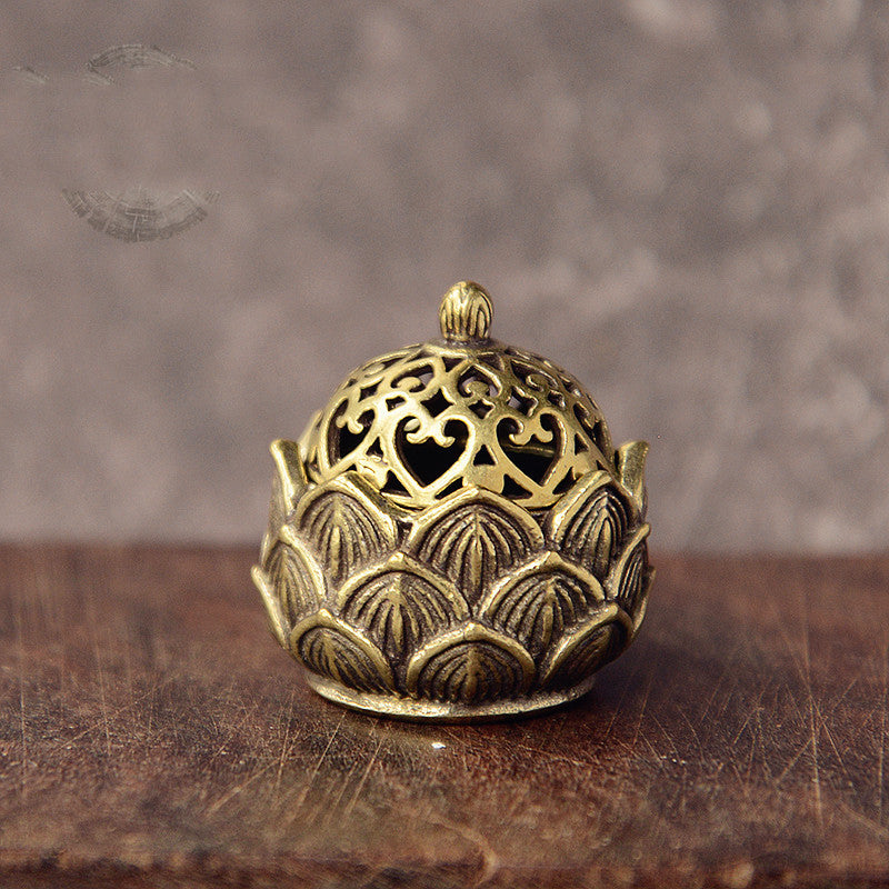 Porte-Encens Lotus Ajouré Thaï — Zen, Déco & Spiritualité