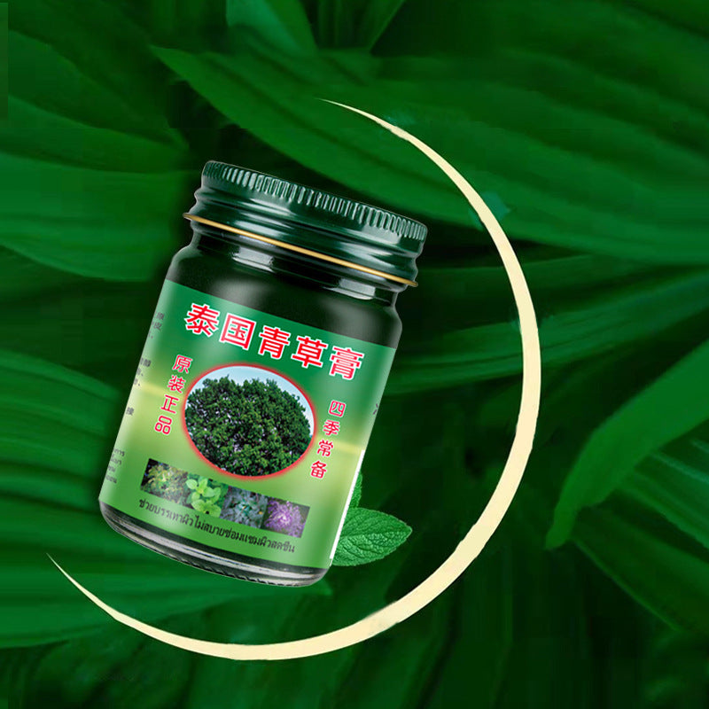 Baume Vert aux Herbes Thaïes — Anti-Moustiques & Apaisant — 100% Naturel