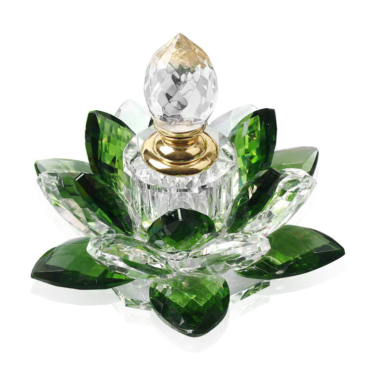 Décoration en Verre Forme Lotus Thaïe — 4 Coloris — Objet d'Art & Cadeau