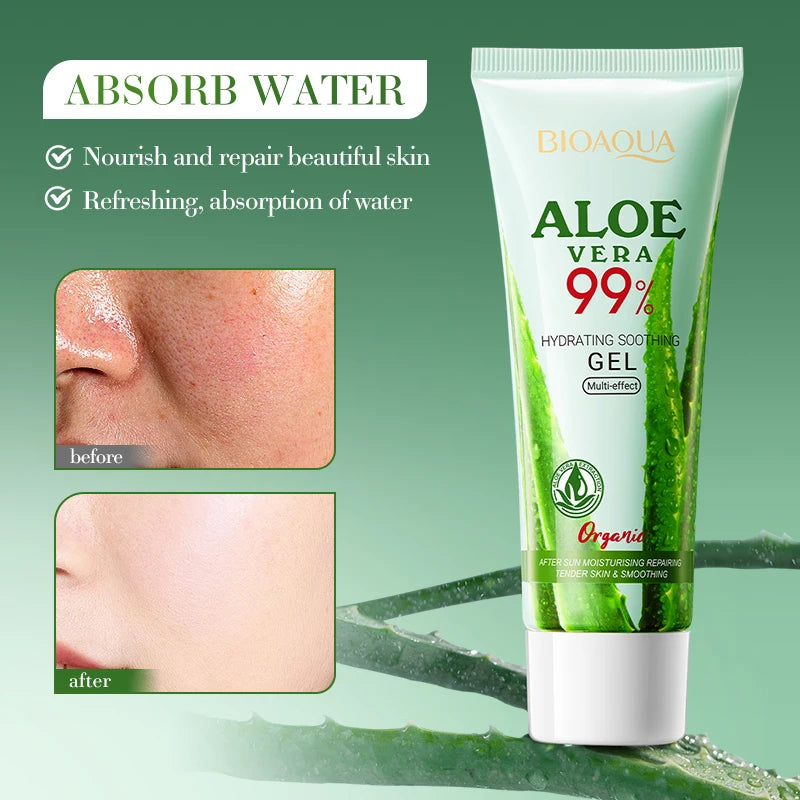 Gel Aloe Vera Apaisant & Hydratant — 1 à 5 pièces — Visage & Corps
