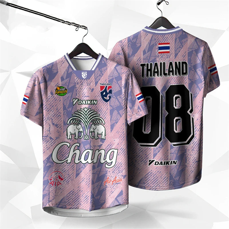 T-shirt Éléphant Chang Thaïlandais — Impression 3D Premium — Unisexe — Collection Été