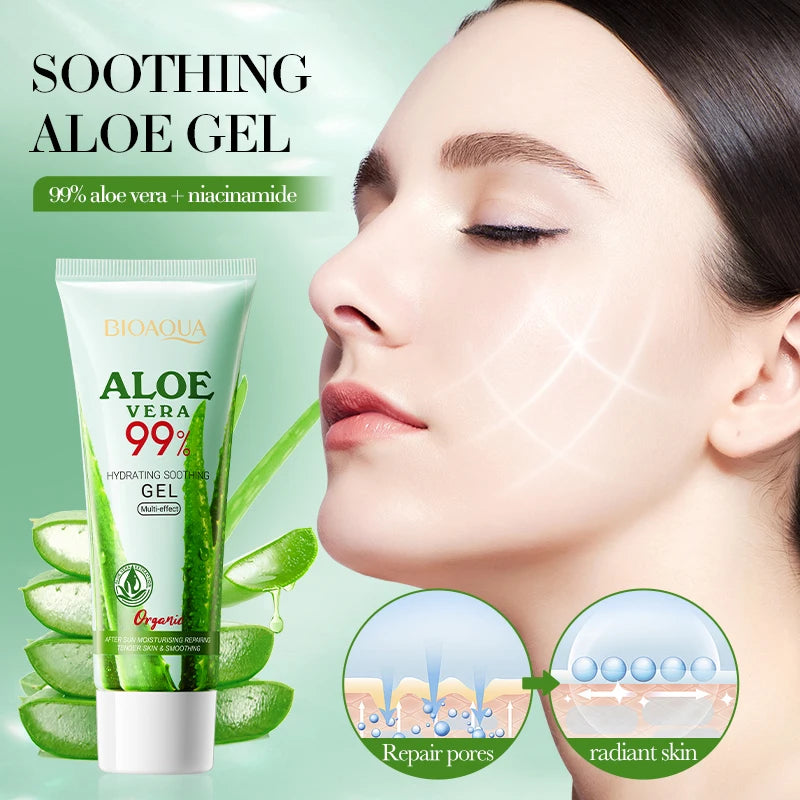 Gel Aloe Vera Apaisant & Hydratant — 1 à 5 pièces — Visage & Corps