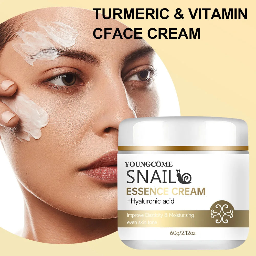Crème Escargot Premium — Acide Hyaluronique & Rétinol — 30g, 60g & 100g
