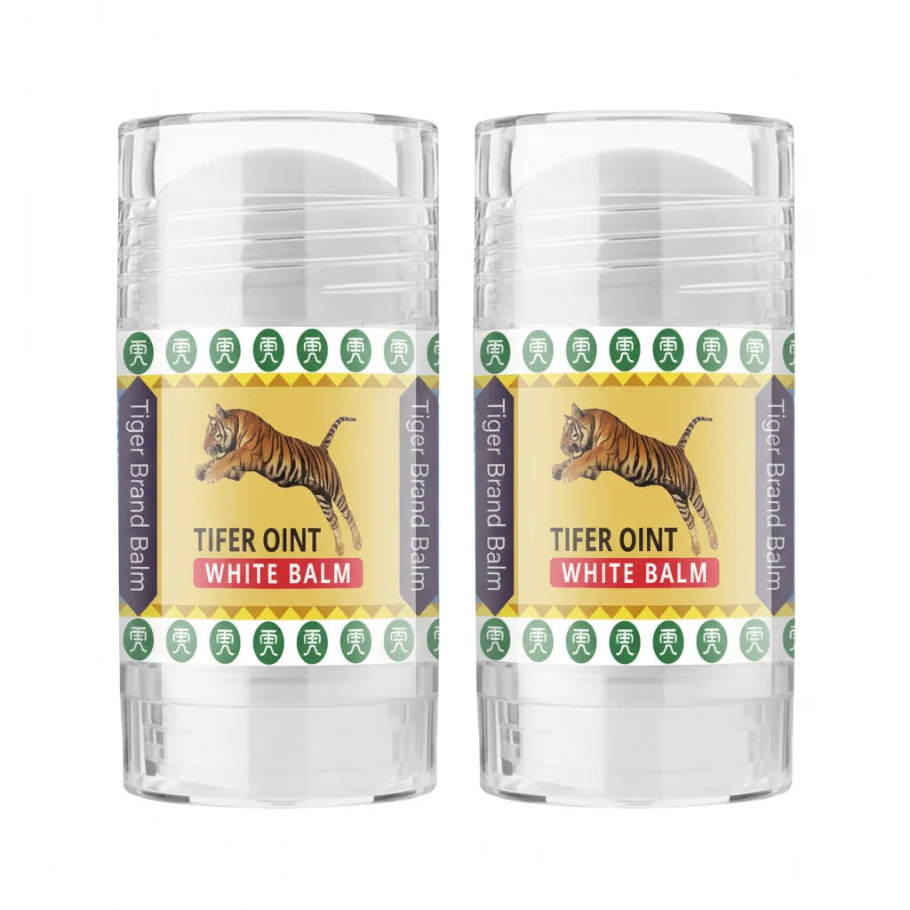 Stick Crème de Massage Tiger — Vitamines E & Huile d'Olive — Hydratant & Apaisant — 45g