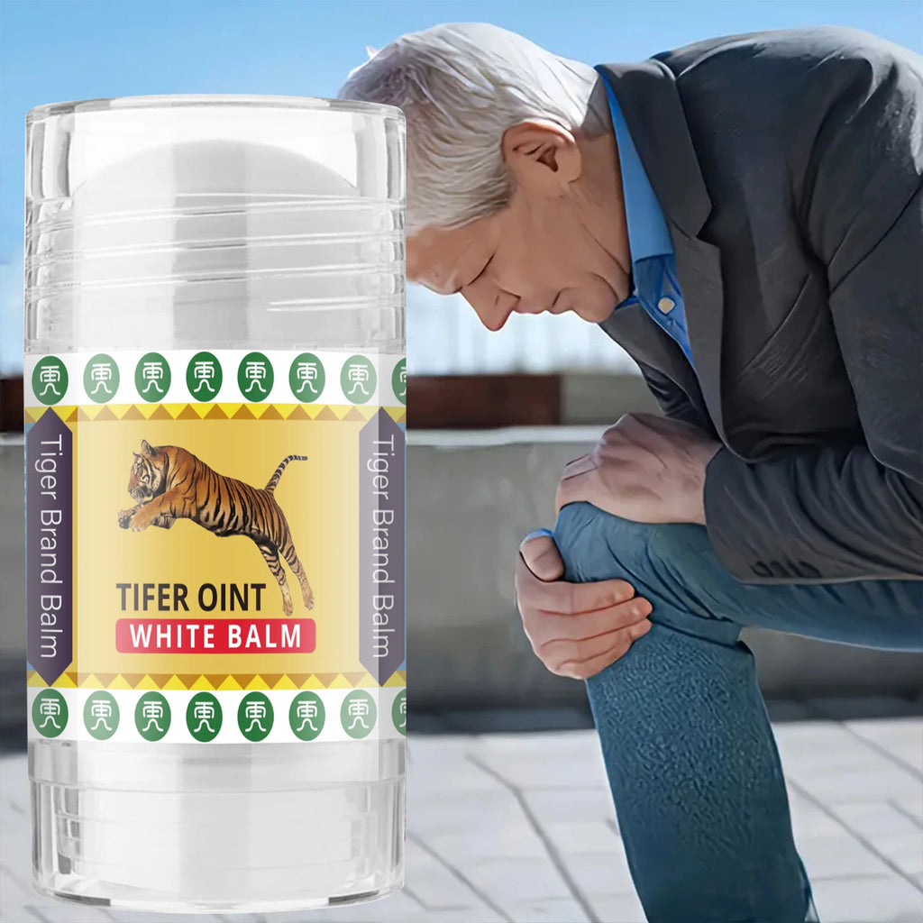 Stick Crème de Massage Tiger — Vitamines E & Huile d'Olive — Hydratant & Apaisant — 45g