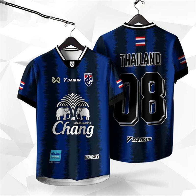 T-shirt Éléphant Chang Thaïlandais — Impression 3D Premium — Unisexe — Collection Été