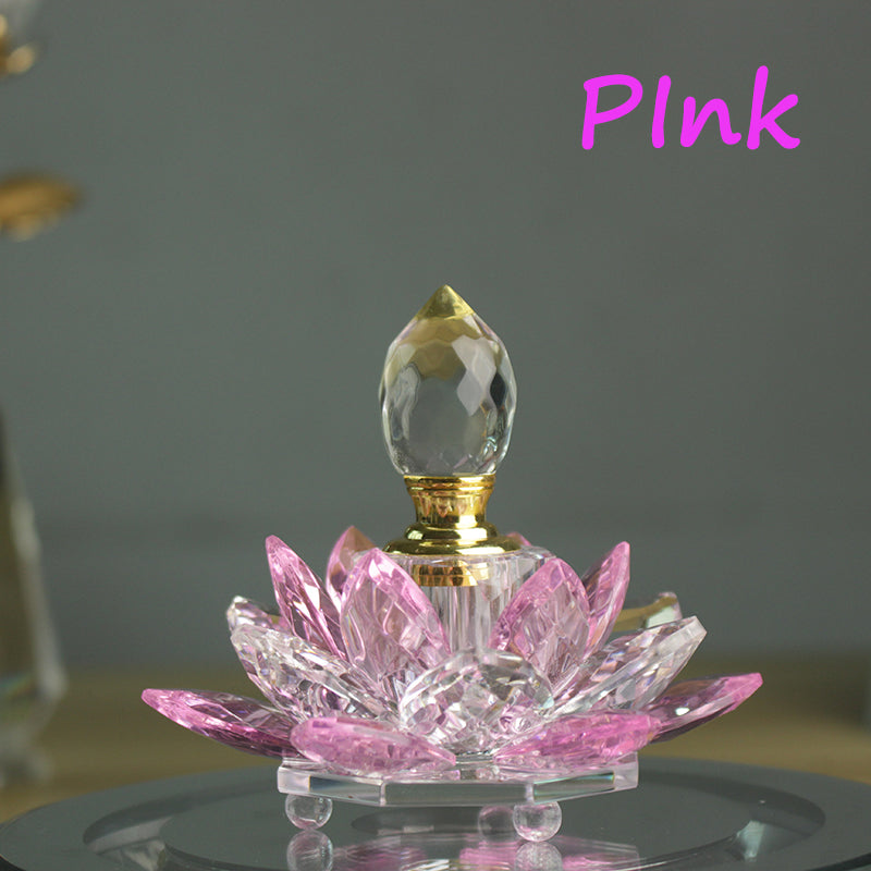 Décoration en Verre Forme Lotus Thaïe — 4 Coloris — Objet d'Art & Cadeau